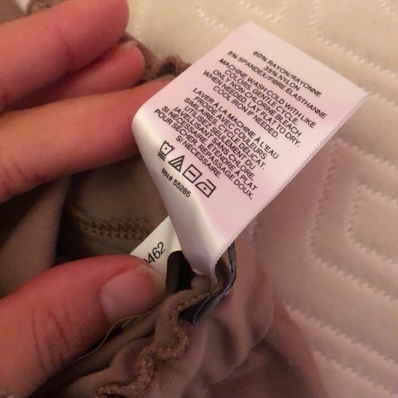 Ruffled Trim Brown Express Dress Shorts - Picture 5 of 6